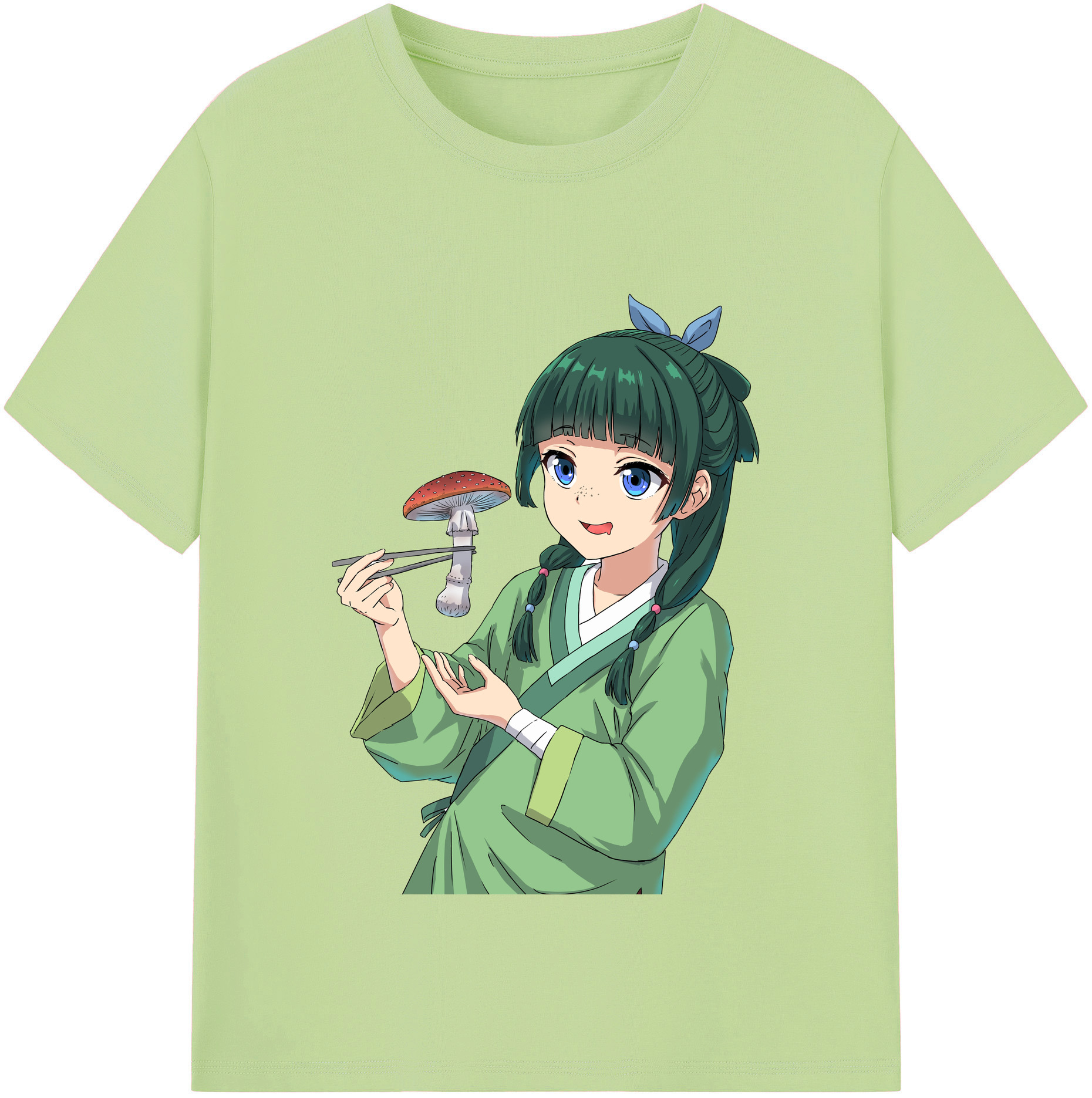 （画像用） 薬屋のひとりごと The Apothecary Diaries 綿100％半袖Tシャツ（フロントプリント）
